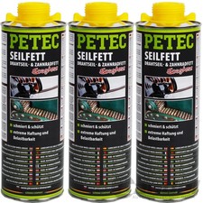 3x PETEC 73610 SEILFETT SAUGDOSE 1L DRAHTSEILFETT ZAHNRADFETT SCHMIERUNG GREASE