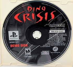 Dino Crisis Demo Disc (Sony PlayStation 1 PS1, 1999) Tested & Working!