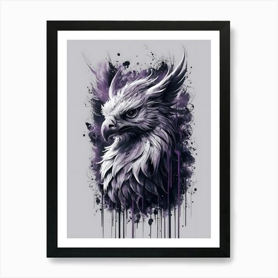 Adler 6 Kunstdruck gerahmt Wandbild Poster Leinwanddruck Bild
