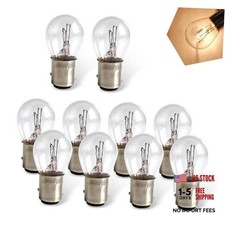 1157 Car Halogen Brake Light, BAY15D High Low Foot Double Tail 10 PCS White