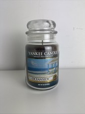 Image of Yankee Oceanside Candle Large Jar Scented 623g Classic Rare Pour New