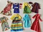 Vintage Mattel 1970's Mod Barbie Best Buy Clothes, Accessories Lot - 8 Outfits