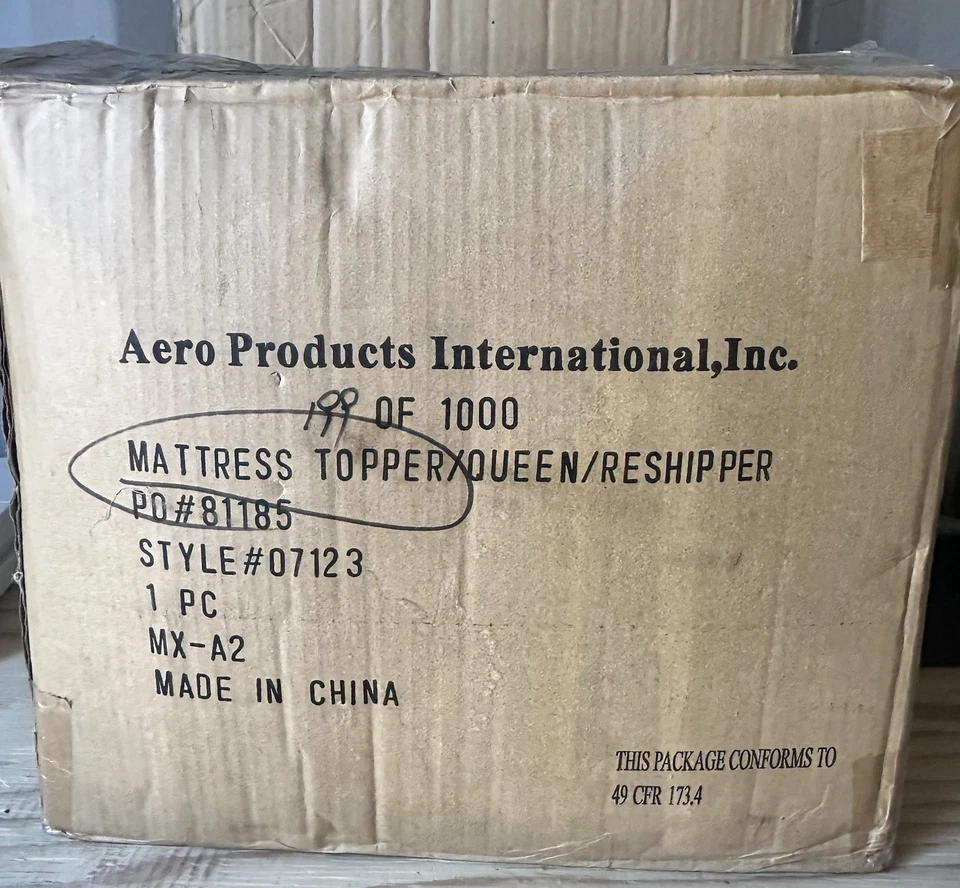 Colchón Topper Aero Queen con construcción Quadra Coil - ¡Nuevo TODAVÍA EN CAJA! Foto 4 de 4