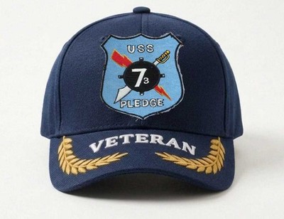 Customized Name Embroidered Hat Uss Pledge Mso-492 Mindiv 73, Veteran Cap, Gift