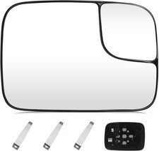 Passenger Right Side Heated Mirror Glass, Fit for Dodge Ram 1500 2500 3500 2005
