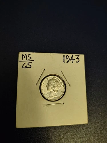 1943 Gem Uncirculated Silver Mercury Dime High Quality Coin