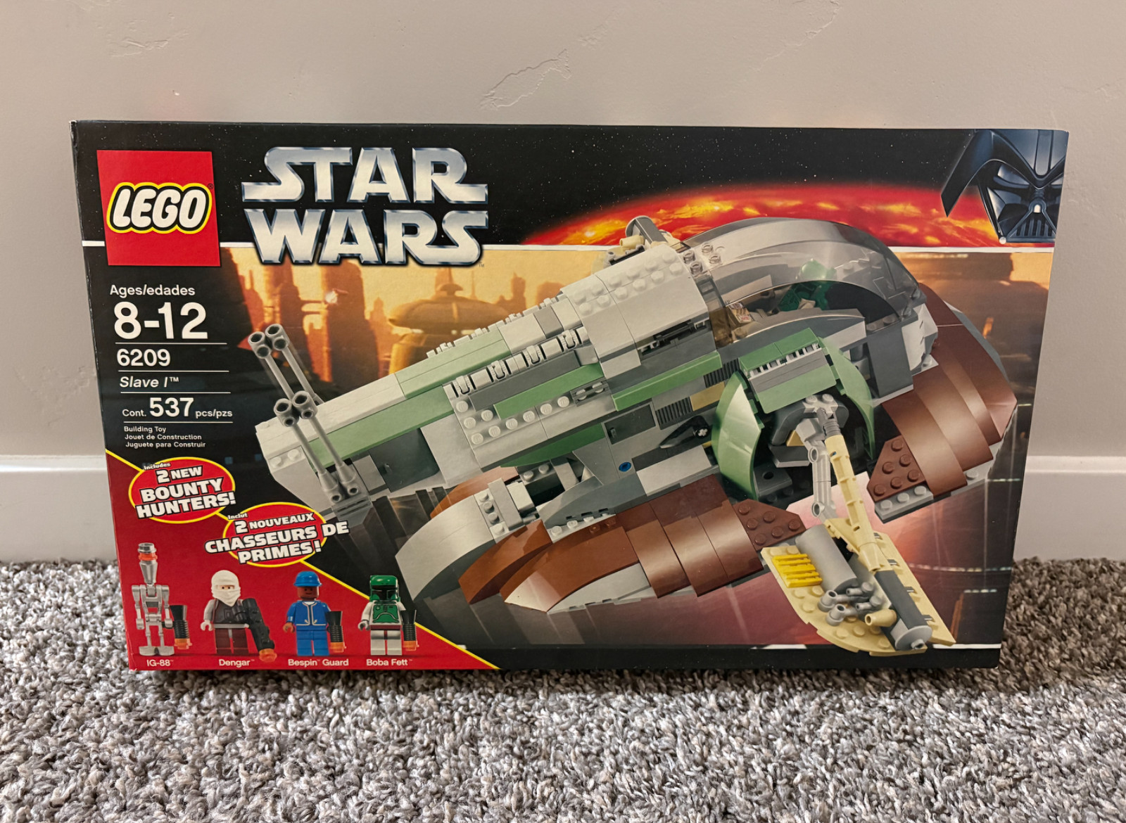 LEGO Star Wars: Slave I (6209) - 100% COMPLETE, EXCELLENT CONDITION