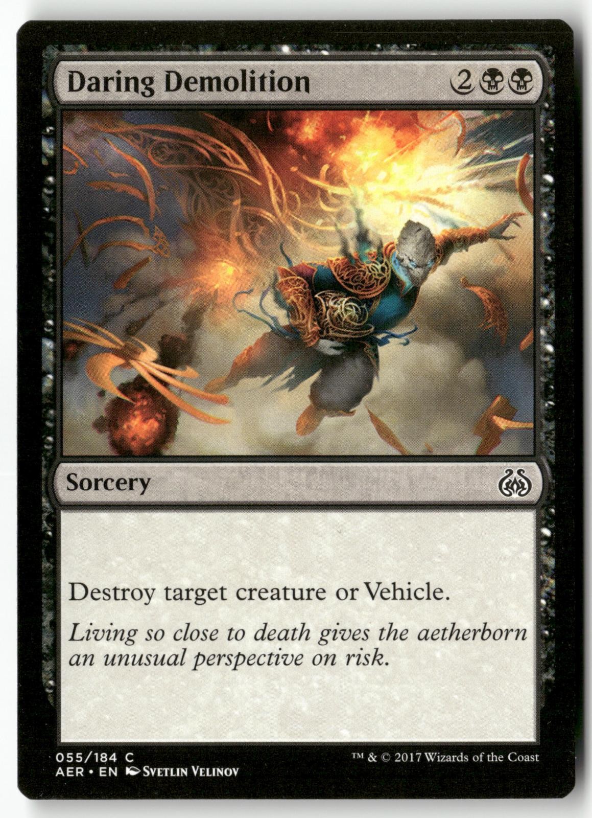 Daring Demolition 55 Magic: The Gathering Aether Revolt 2017