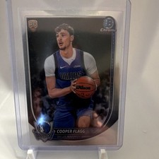 2025 Bowman Chrome Topps Rookie Cooper Flagg BCV-1 Mavericks Basketball Card