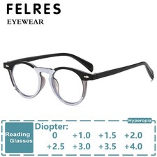 New Women Blue Light Blocking Reading Glasses Fashion Oval Presbyopic Readers