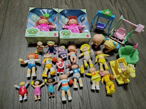 1984 Vintage Cabbage Patch Kids Figures PVC Huge Lot Dolls Playset Rare 80s