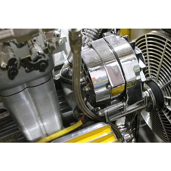 Soporte de alternador superior, inoxidable, se adapta a Chevy de bloque pequeño Foto 4 de 4