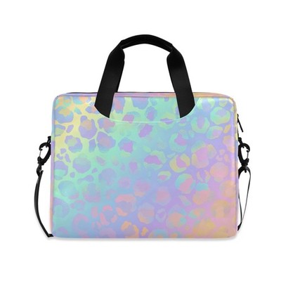 ALAZA Rainbow Leopard Print Rose Gold Cheetah Laptop Case Bag Sleeve Portable...