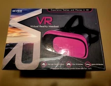 Vibe Essentials VR Headset Pink, Games Movies 3D Photos  View 360 #gamer