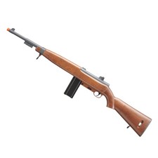 WELL D69 WWII M1 Carbine LPEG AEG Plastic Gearbox Wood Grain Finish Airsoft Rif