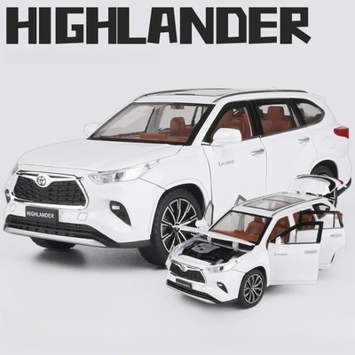 1:24 Toyota HIGHLANDER off-road car Simulation Diecast Metal Alloy Model car 