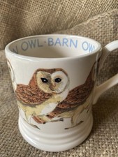 EMMA BRIDGEWATER HALF PINT MUG~New~BARN OWL~Rare Collector’s 1st Q