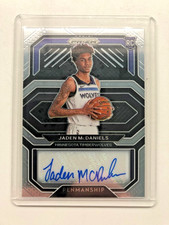2020 Panini Prizm Jaden McDaniels Rookie Penmanship Silver