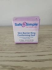 Safe N Simple 2" Skin Barrier Rings Conforming Seals Box of 10 Ostomy Medical