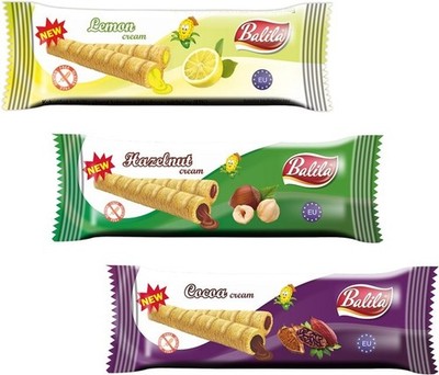 Puff Corn Fingers Candy Tube Oblate Erdbeere Zitrone Pistazie 10 - 40 Stk.