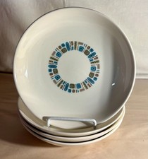 4 Canonsburg Temporama 8 Coupe Soup Bowls