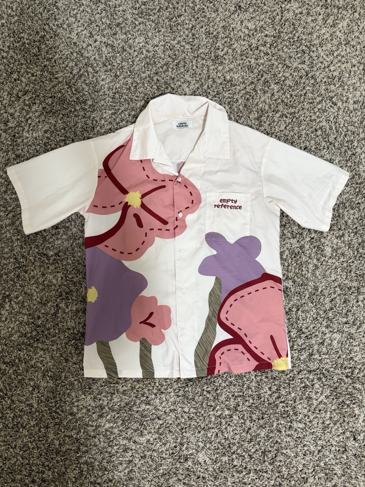 Empty Reference Large Shirt RARE Button Down Unis… - image 1