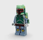Retro style custom Boba Fett minifigure - star wars lego mandalorian