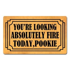 Funny Welcome Doormat Entry Area Decor Welcome Mat with Rubber Back 18" W x ...