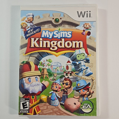 MySims Kingdom (Nintendo Wii, 2008) My Sims Complete w/ Manual NTSC Tested