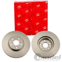 2X TRW Bremsscheiben 277Mm BelÜFtet Vorne Passend FÜR Toyota Avensis | DF4416