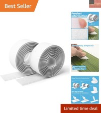 4ft x 1in Hook and Loop Adhesive Strips - Strong, Reliable Indoor Applications