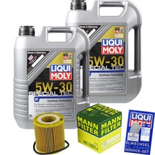 INSPEKTIONSKIT FILTER LIQUI MOLY ÖL 10L 5W-30 für Ford Ranger TKE 2.2 TDCi 3.2