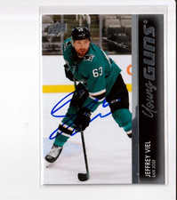 JEFFREY VIEL autographed SIGNED '21/22 SAN JOSE SHARKS 