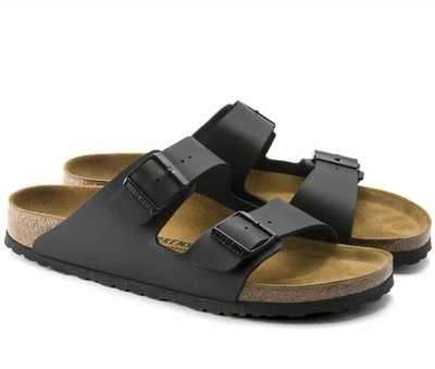 Birkenstock Arizona BS Sandal - Black Biko-Flor - Size 42 EU (W11/M9 US)