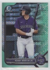 2022 Bowman Chrome Prospects Mega Box Aqua Mojo Refractor Robby Martin Jr qf6