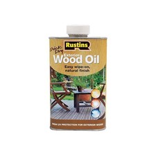 Rustins Exterior Wood Oil 500ml 34.98 per litre