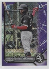 2022 Bowman Chrome Prospects Mega Box Purple Mojo Refractor Elijah Tatis 4e9