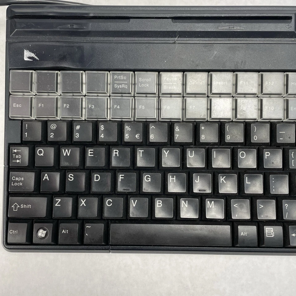 HP SPOS Programable Black Wired USB Keyboard Mouse POS G86-62411EUAISA - Image 3 of 4