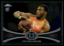 Vick Ballard Rookie RC 2012 Topps Chrome #169 Indianapolis Colts