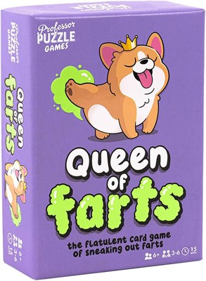 Professor Puzzle Queen of Farts Kartenspiel