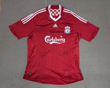 Liverpool FC Home 2008/2010 Signed Football Shirt Adult Large Original Adidas