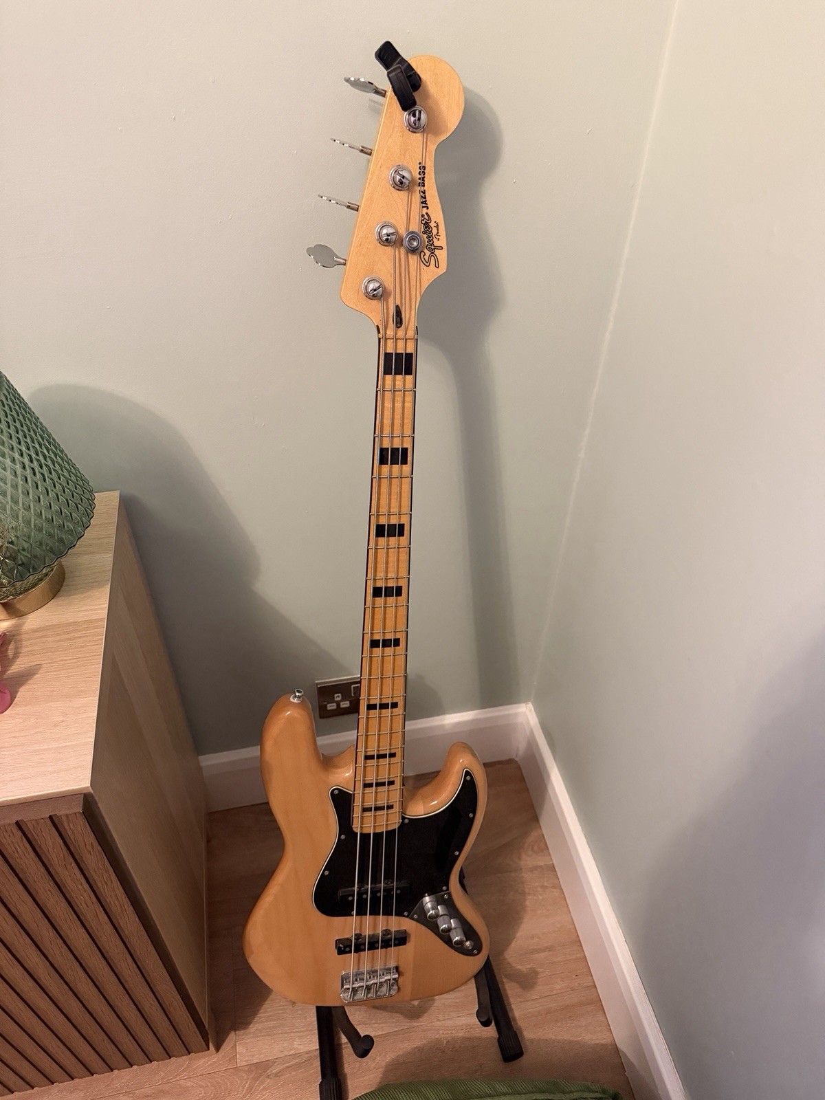 Squier Classic Vibe Jazz Bass 4-String Electric Bass Natural Maple 2018 RH 4