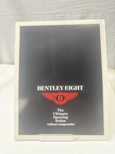 Bentley Eight Ultimate Sporting Sedan Brochure Prospekt