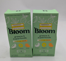 2 PACK OF Bloom Nutrition Superfood Greens Powder,