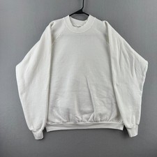 Vintage Fruit of the Loom Sweatshirt Raglan Blank 80s 90s Made in USA