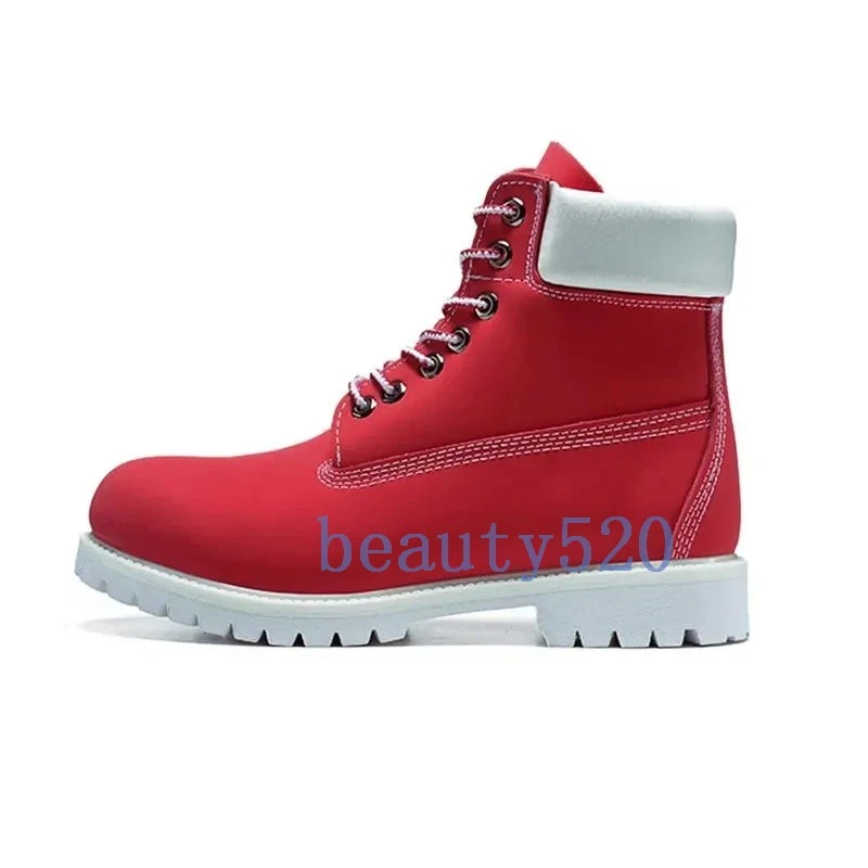 Botas impermeables clásicas de cuero para hombre Zapatos de trabajo duraderos Botas al tobillo al aire libre Foto 2 de 4