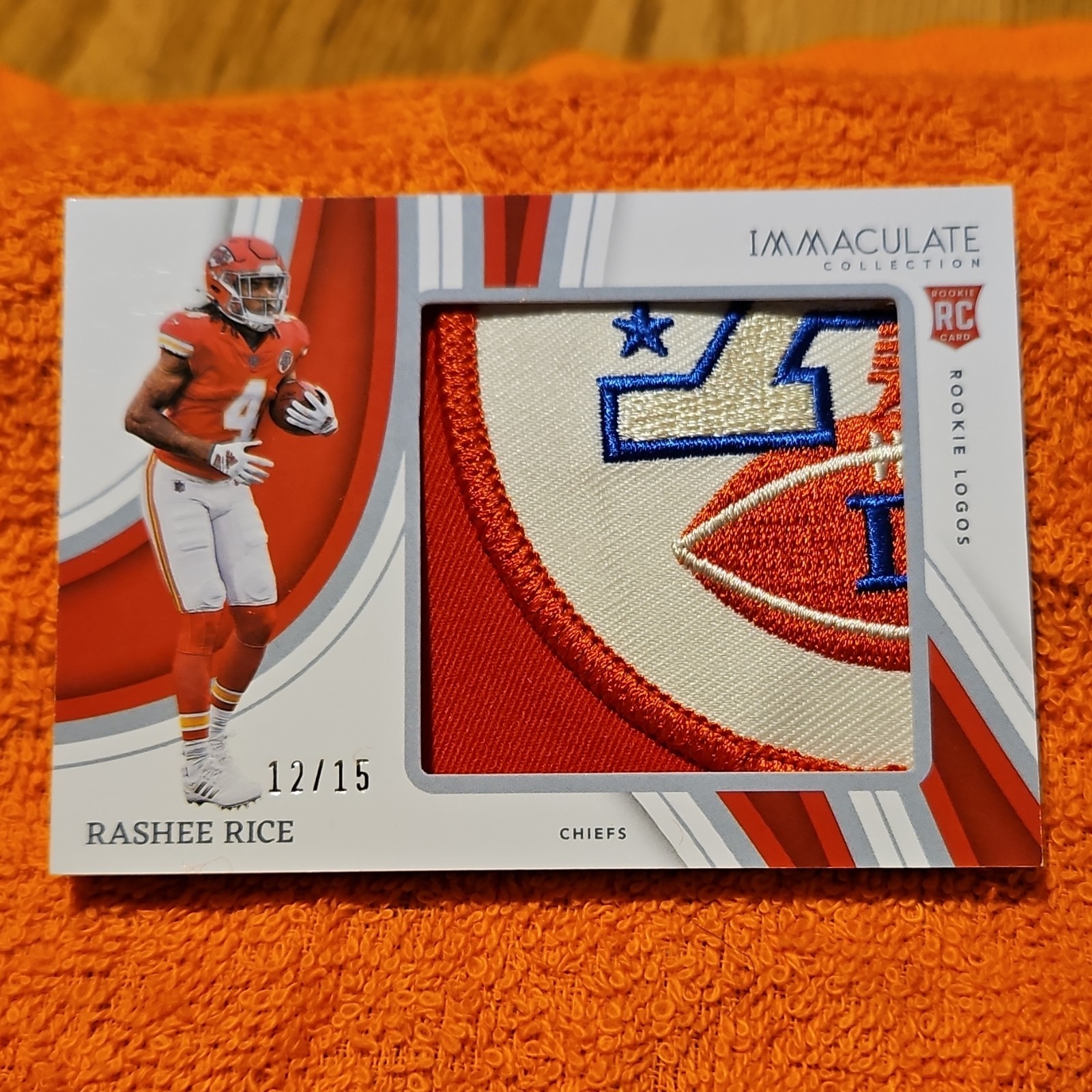Rashee Rice Panini Immaculate Collection Rookie Logos #RLRRI Base