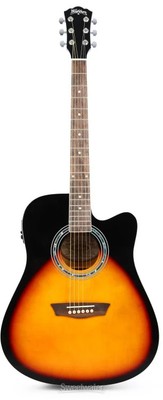 Washburn Vintage Series WA90CEVSB Acoustic-Electric Guitar - Sunburst