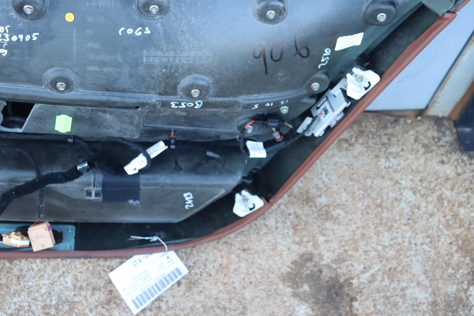 2006-2012 BENTLEY CONTINENTAL REAR LEFT SIDE INTERIOR DOOR PANEL COVER OEM