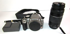 Canon Eos Rebel Xt Digital Camera Ds126071 w/ 75-300mm Ef Lens Tested Used